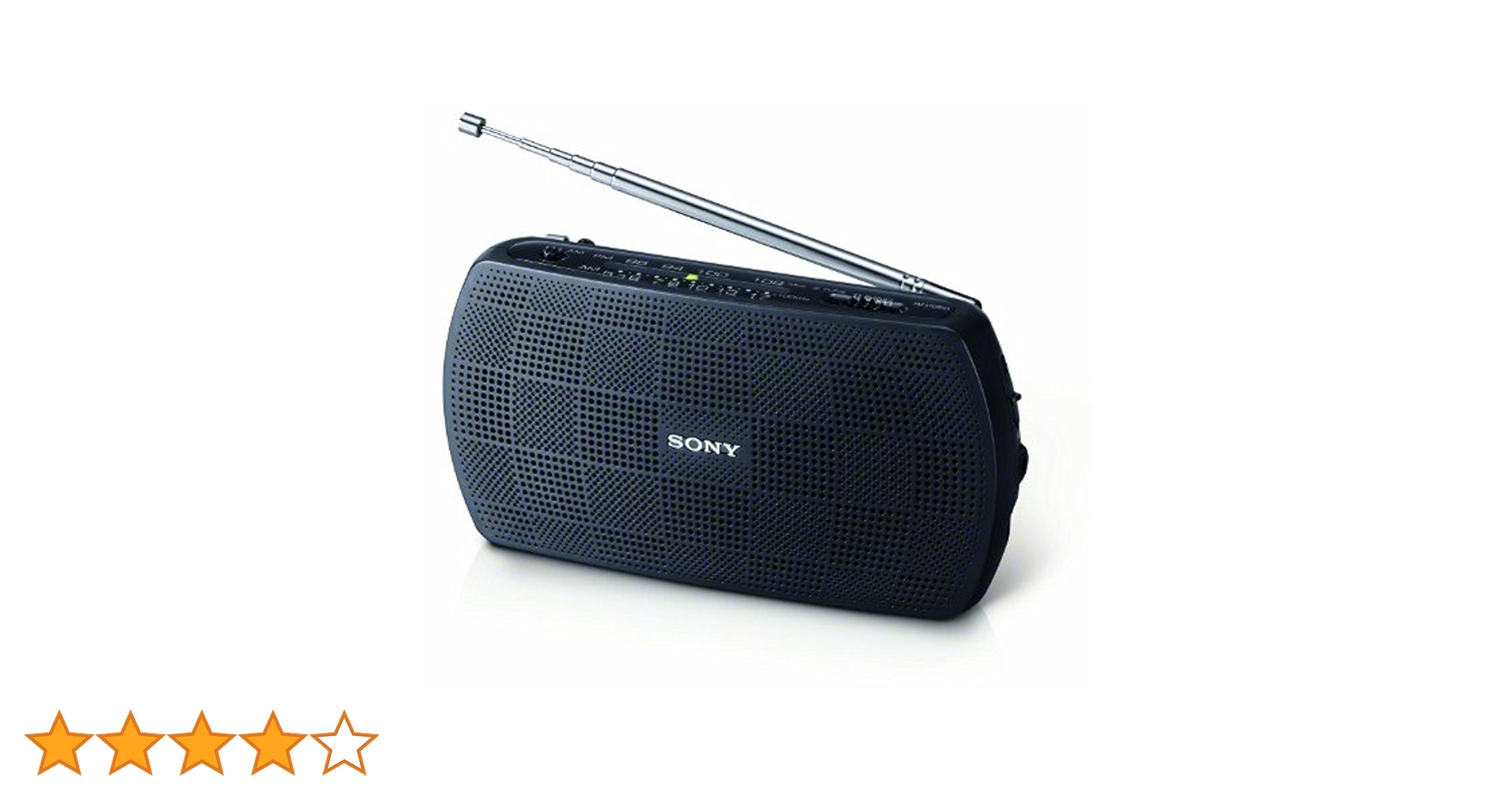 Amazon.co.jp: SONY ステレオポータブルラジオ ブラック SRF-18
